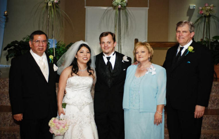 Diane Richmond at sons wedding